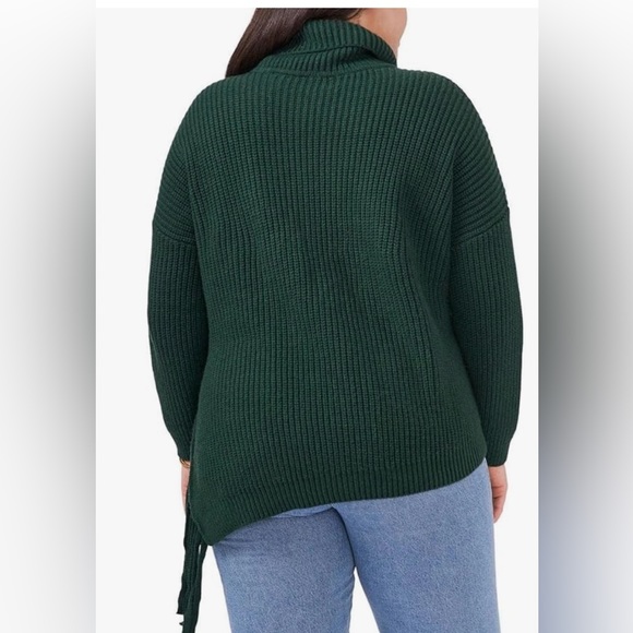 🌟🌟NWT🌟🌟 Vince Camuto Woman’s Asymmetric Knit Turtleneck Sweater Size XXL - Picture 2 of 4